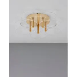 Nova Luce Gatlin 5-flammig Ø 56 cm Messing Gold