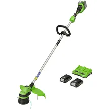 Greenworks GD24X2LT inkl. 2 x 2,0 Ah