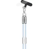 Ansmann Handykette, Lanyard USB C auf Lightning Kabel, Handyband zum umhängen, - Blau