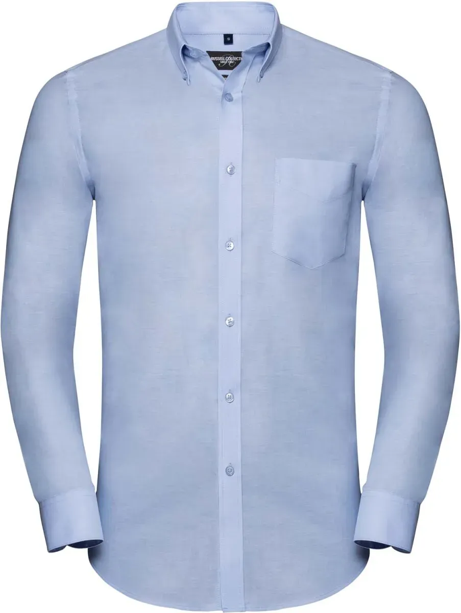Russell Herren Oxford Hemd langarm R-928M-0 oxford blue L (41/42)