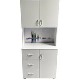 Hti-Living Schrank mit bedruckter Rückwand Steine
