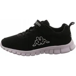 Kappa Unisex Kinder Sneaker Turnschuh 260982K 1110 Black/white SCHWARZ|WEISS 29