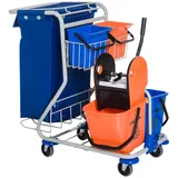 Homcom Putzwagen mit 4 Fahreimern