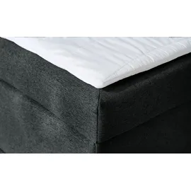 deinbett Boxspringbett ¦ schwarz ¦ Maße (cm): B: 127 H: 104