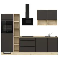 Roller Küchenzeile 280 cm Braun