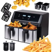 Eldominvest Eldom Ideal fettfreie Fritteuse, doppelt horizontal 9l, 8