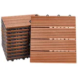 Home Deluxe WPC Bavaro hellbraun 30 x 30 x 2,2 cm 3 St.