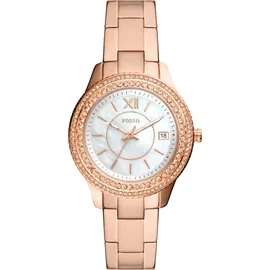 Fossil Damenuhr Edelstahl roségold Damen