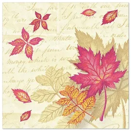 Papstar Servietten "ROYAL Collection" 1/4-Falz 40 cm x 40 cm "Autumn Colours"