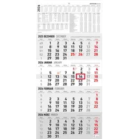 Zettler Viermonatskalender 960 30x62,8cm 2026