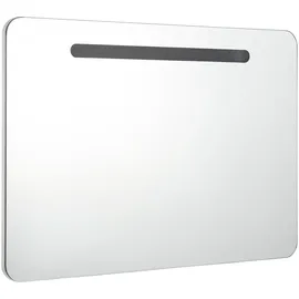 vidaXL Spiegelschrank 80 cm weiß/silber