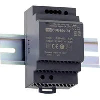 MeanWell Mean Well DDR-60L-15 Hutschienen-DC/DC-Wandler (DIN-Rail) 15 V/DC 4A 60W Anzahl Ausgänge:1 x Inhalt