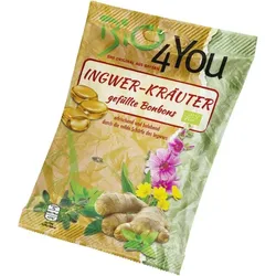 Bio4You Bio-Bonbon-Ingwer-Kräuter