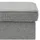 Sconto Hocker Oskar 63 x 43 x 42 cm Grau