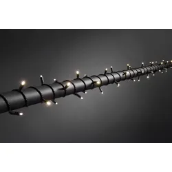 Konstsmide Weihnachtsbeleuchtung  Micro LED Lichterkette 9h Timer 40 warmweiße Dioden