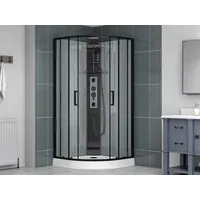 SAT Project Komplettdusche Viertelkreis 90x90 cm SATPROBOXS90CT
