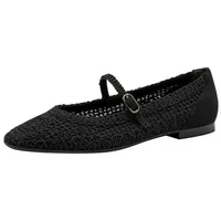 TAMARIS Ballerina Damen, Elegant schwarz,EU 36 EU