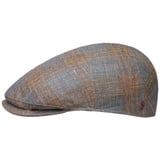 Alfonso D ́Este Flat Cap (1-St) Schirmmütze mit Futter, Made in Italy blau S (54-55 cm)