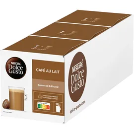 Nescafé Dolce Gusto Café au Lait (3 x 16 Kapseln)