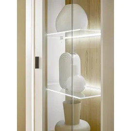 Home Affaire Vitrine LONG ISLAND 55 x 35 x 200 cm Weiß
