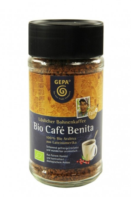 GEPA Cafe Benita  löslicher Bohnenkaffee bio