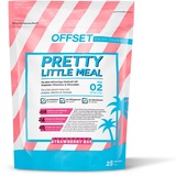 OFFSET Nutrition Pretty Little Meal Strawberry Bay von OFFSET Nutrition, leckerer Milchshake zum abnehmen oder Gewicht halten, 208 Kalorien pro Portion, mit Erdbeer-Geschmack, 28 Portionen
