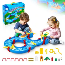 VEVOR Spieltisch 39-teilig Sandtisch Wassertisch Wasserspieltisch ab 3 Jahren