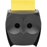 Post-it Z-Notes Dispenser, Eule, Schwarz