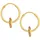 Elli Creolen Sonne Antik gold 925 Sterling Silber onesize