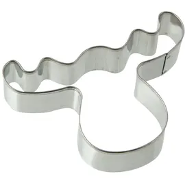 Zenker Patisserie, Ausstecher Elchkopf, Ausstechform Ausstech Form, Plätzchen, Weißblech Verzinnt, 7776