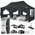 luxuskollektion Faltpavillon 3 x 6 m inkl. 6 Seitenteile