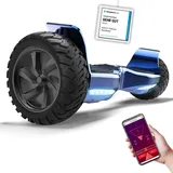 RCB 8.5" Premium Offroad Hoverboard, APP Steuerfunktion,Integrierte LED-Bluetooth mit Leistungsstarkem Motor,Elektro alle Gelände Hoverboards,Geschenk für Kinder