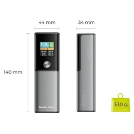 mobile origin MO-100WPD-PB12, 14000 mAh 100 W Grau
