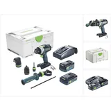 Festool TPC 18/4 5,2/4,0 I-Set Quadrive Akku-Schlagbohrschrauber inkl. Koffer + 2 Akkus 4.0/5.2Ah (577247)