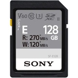 Sony SF-E128 SD-Speicherkarte (128 GB, UHS-II, Klasse 10, E Serie)