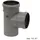 Valsir Einfachabzweiger Ø 90/50 mm 87° mit 2 Steckmuffen