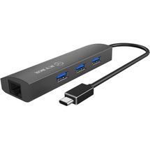 RaidSonic Icy Box IB-HUB1406-C schwarz, 3-port, USB-C 3.0 (60065)