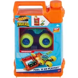 Mattel Hot Wheels Monster Trucks Stunt N' Go Fossil Fuel Playset (EC)