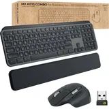 Logitech MX Keys Combo for Business Gen 2, schwarz, Logi Bolt, USB/Bluetooth, UK (920-010932)