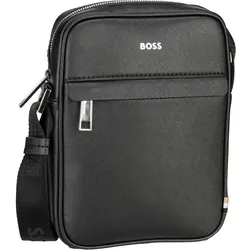 Hugo Boss Umhängetasche Zair North South Zip Black Schwarz Herren 