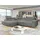 Mirjan24 Ecksofa Torezio Eckcouch mit Bettkasten und Schlaffunktion, Moderne Schlafsofa (Polo 894, Seite: Links) | Grau/Silber