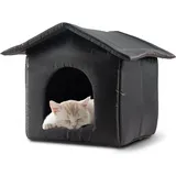Katzenhaus Für Draußen  Wasserdichtes Katzenhaus Für Draußen  Schmutzabweisender Oxford-schutzkäfig Für Freigängerkatzen  Faltbares Und Tragbares Hundehaus  Wasserdichter Unterschlupf