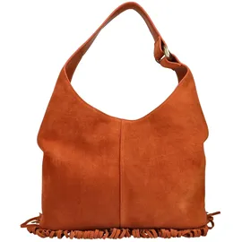 Jeffrey Campbell Henkeltasche Veloursleder Orange