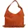 Jeffrey Campbell Henkeltasche Veloursleder Orange