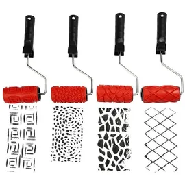 Creativ Company Musterwalzen 10 cm 4er Set