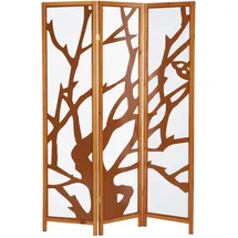 Homestyle4u Paravent Braun