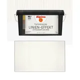 *Alpina* Strukturpaste Alpina Farbrezepte 4,5 L. Linien-Effekt Strukturwandfarbe, Innen Weiß weiß