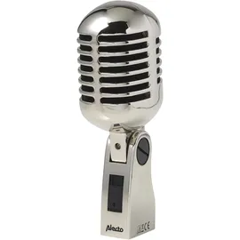 Alecto retro Mikrofon Chrom