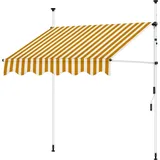 Melko Klemmmarkise 200 cm orange/weiß