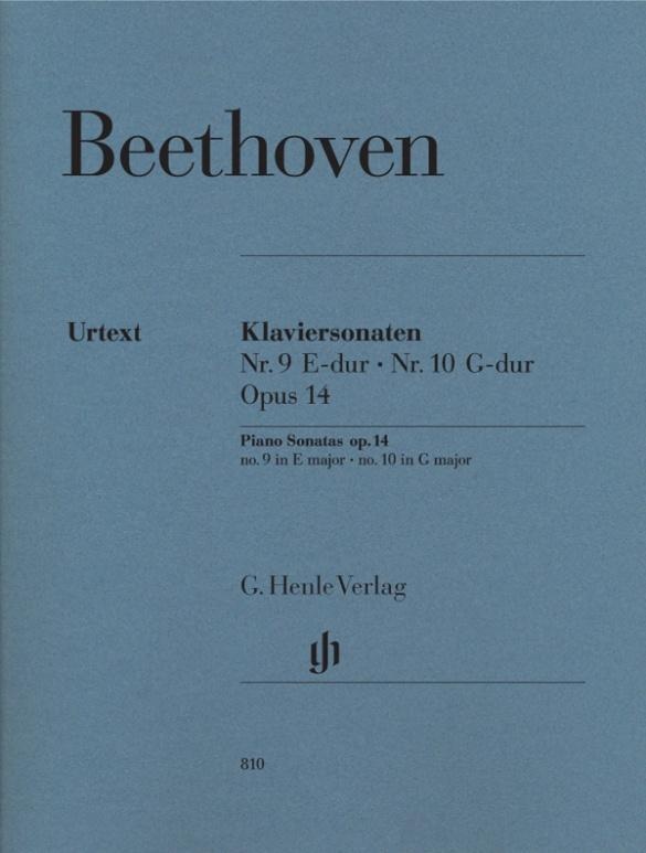 Klaviersonaten E-Dur Op.14 1 Und G-Dur Op.14 2 - Ludwig van Beethoven - Klaviersonaten Nr. 9 und Nr. 10 E-dur und G-dur op. 14 Nr. 1 und Nr. 2  Karton